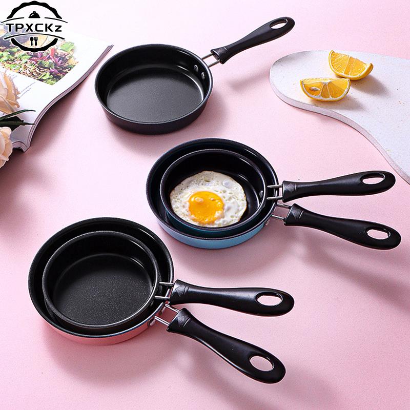 Egg Waffle Pan - Mini kızartma tavası paslanmaz çelik sopa