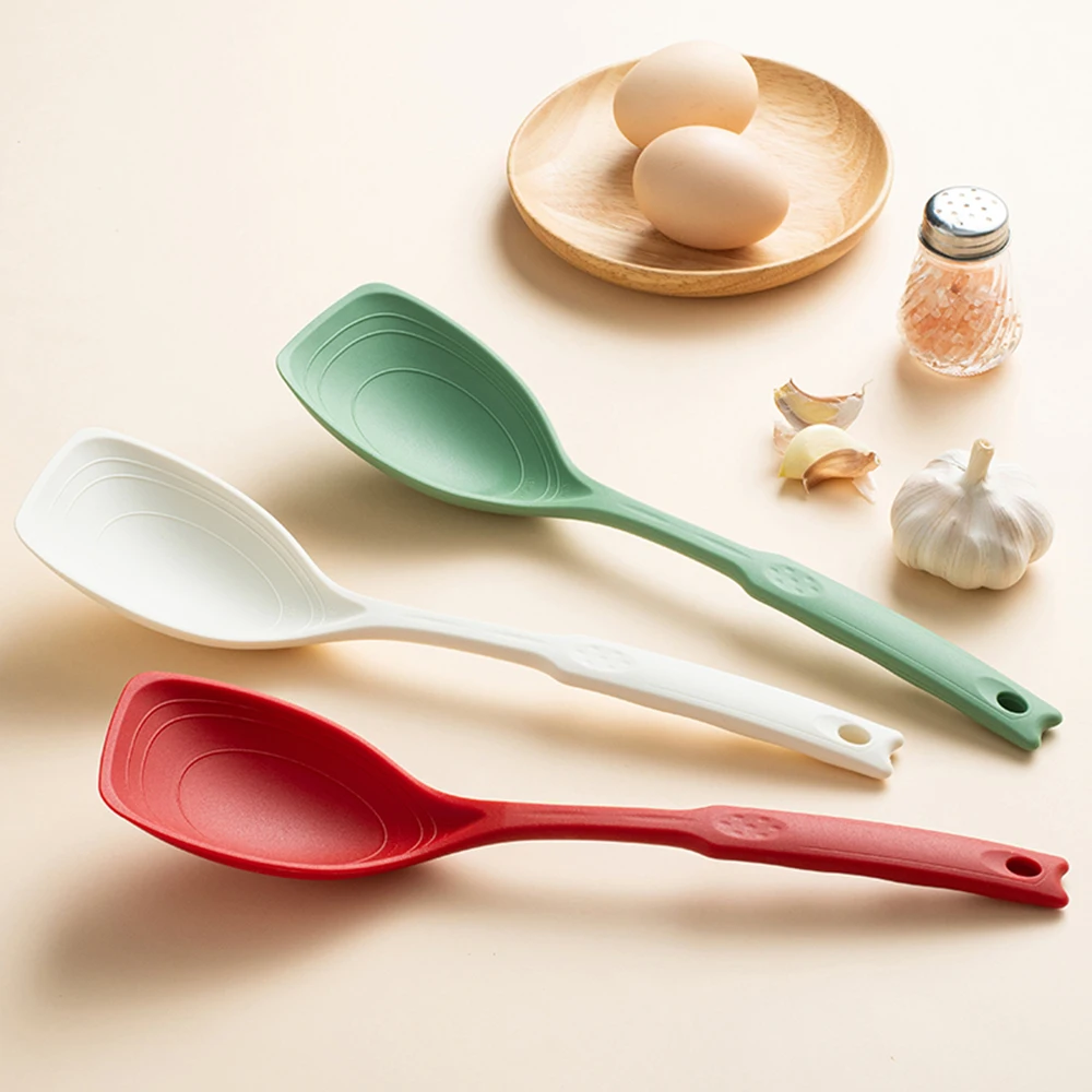 Okonomiyaki Spatula - Silikon Kaşık Çok kullanımlı Tutun Rahat