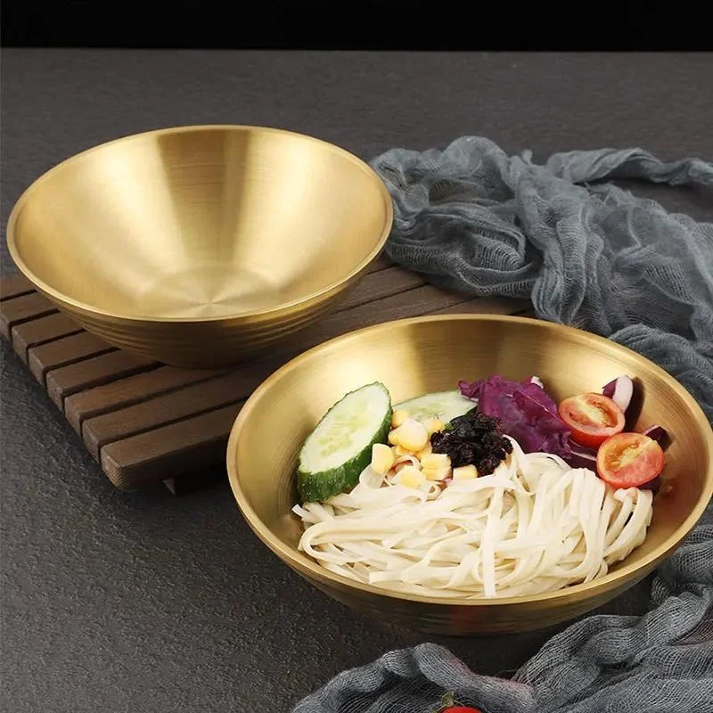 Dim Sum Basket - Paslanmaz Çelik Ramen Kase Pirinç Salatası