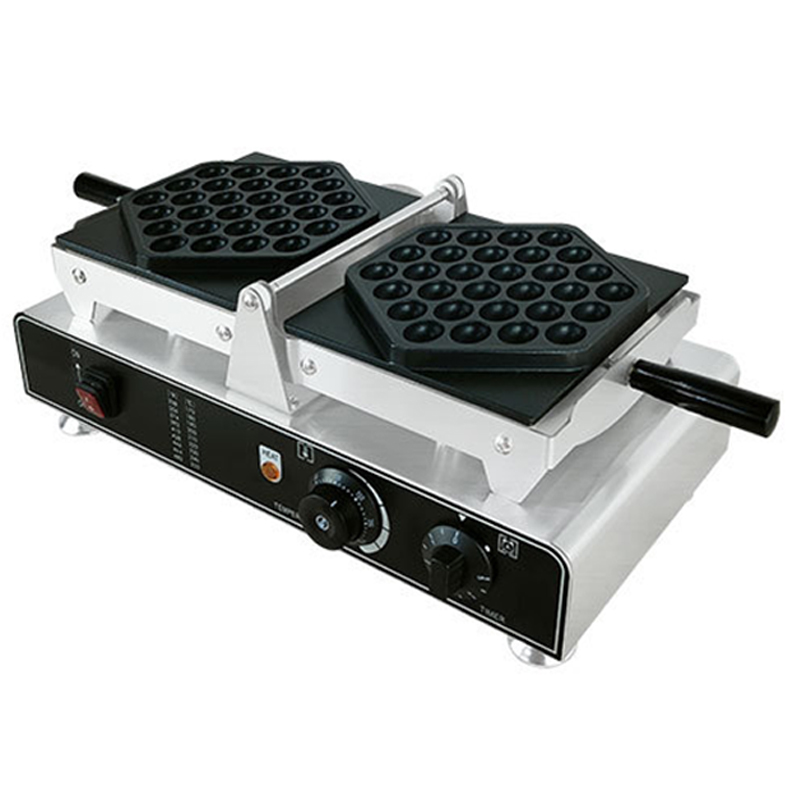 Egg Waffle Pan - 1500W Waffle Makinesi Ticari HongKong Kabarcık