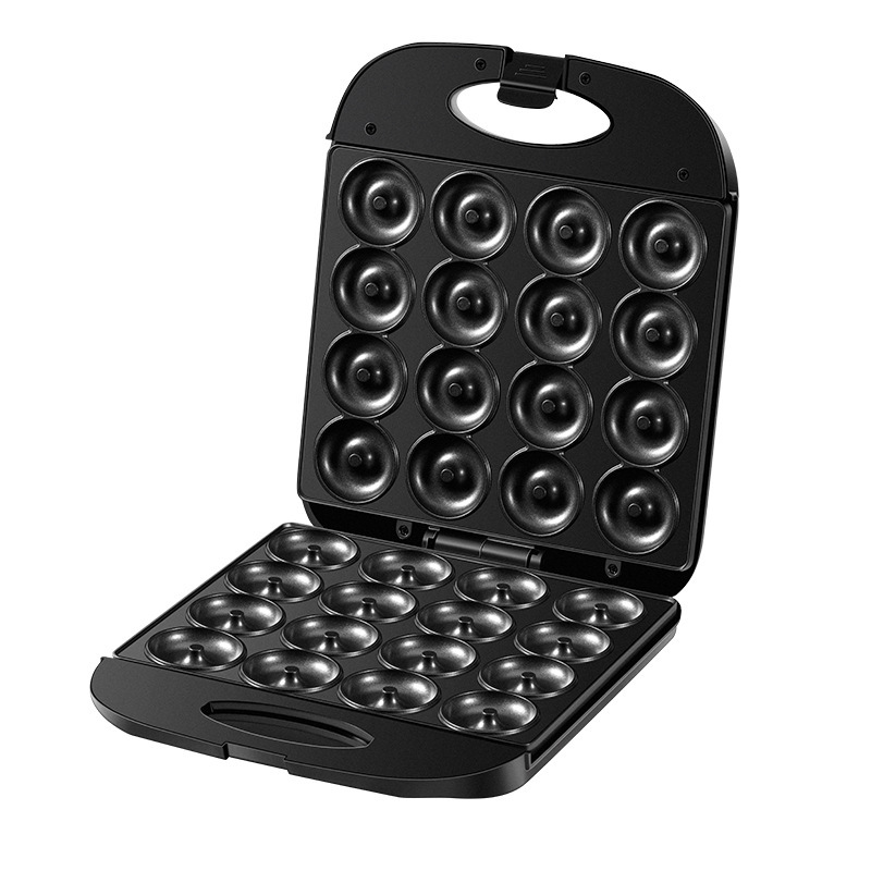 Mini Pancake Griddle - Büyük 16 Delikli Donut Yapıcı Ev