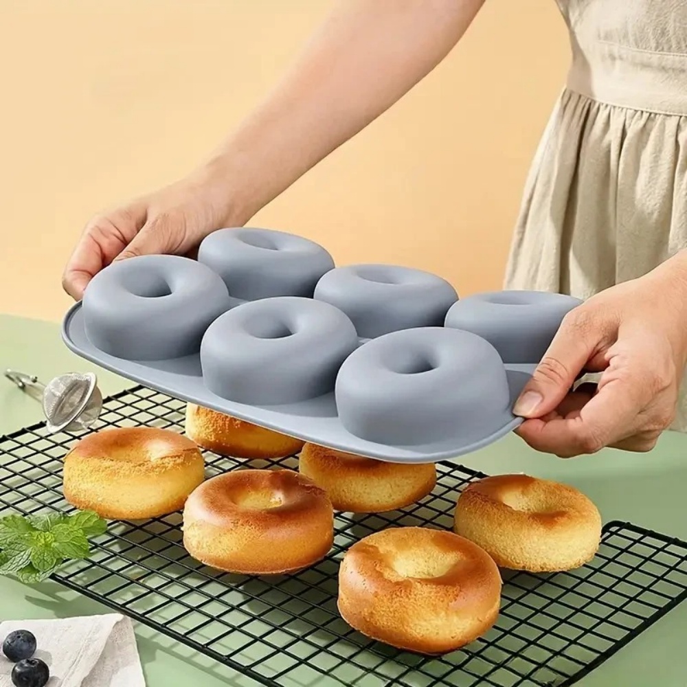 6 delikli pişirme kalıbı gıda  - Donut Mold Silicone incelemesi ve fiyatı